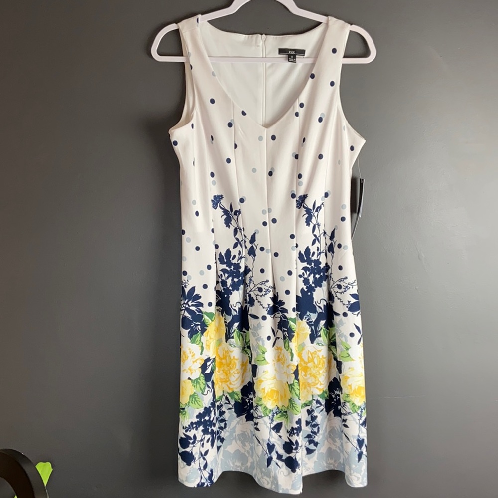 V Neck Sleeveless Floral Dress cottage core whimsy